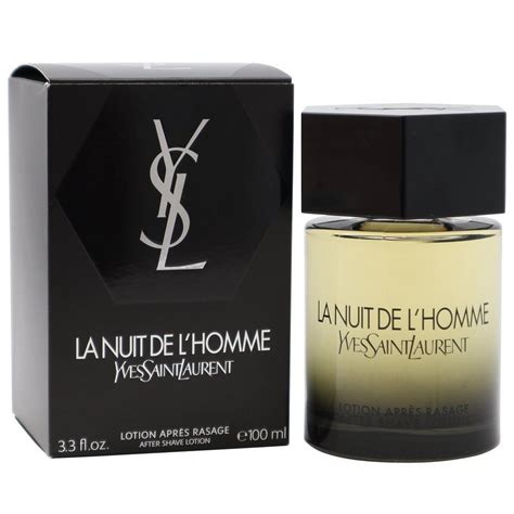 ysl la nuit de l'homme after shave lotion|ysl after shave balm.